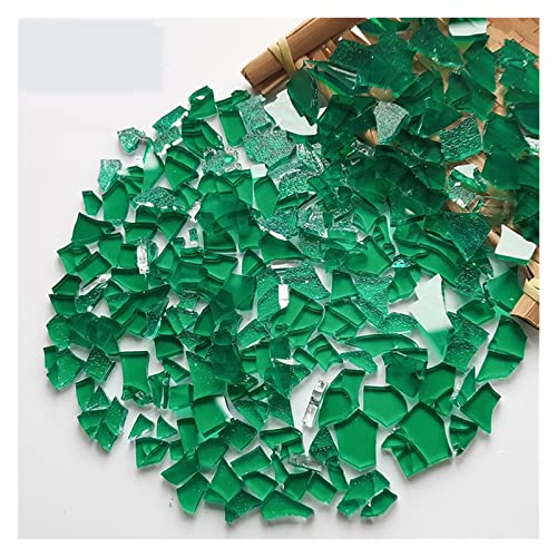 150 g Glasmosaikfliesen, unregelmäßiges, mehrfarbiges Mosaikstück, DIY-Mosaikherstellungssteine ​​für Handwerk, Hobby, Kunst, Heimwanddekoration(4) von YKMYXZ