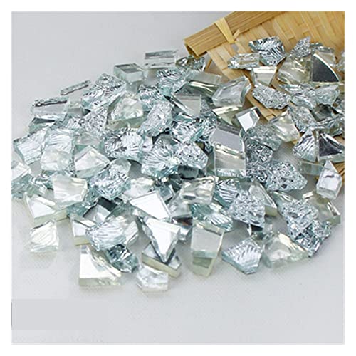 250 g Mischfarben-Mosaikfliesen aus Kristallglas mit Spiegel, unregelmäßige Form, Mosaikstein, DIY-Kunsthandwerksmaterialien(C) von YKMYXZ