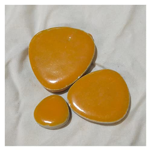 500 gr/los Mosaikfliesen Keramik for Wand DIY Hobbys Handwerk Kunst Handgefertigte Dekorative Materialien Unregelmäßige Tropfenform Mosaikstücke(H) von YKMYXZ