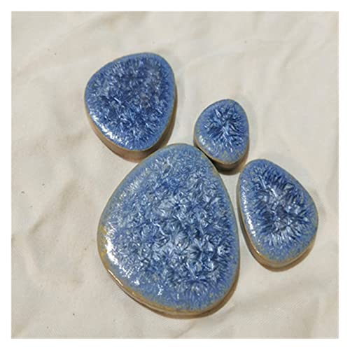 500 gr/los Mosaikfliesen Keramik for Wand DIY Hobbys Handwerk Kunst Handgefertigte Dekorative Materialien Unregelmäßige Tropfenform Mosaikstücke(Q) von YKMYXZ