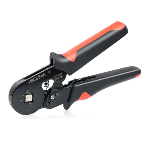 Crimpzange, Crimpzange Aderendhülsen Terminal Crimpwerkzeuge Mini-Elektrozange HSC8 6-4/6-6 Drahtverbindung Reparaturklemme von YKMYXZ