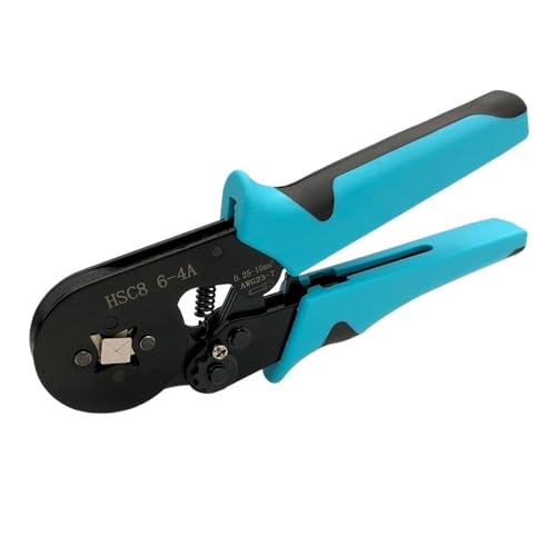 Crimpzange, Crimpzange for Rohrklemmen, Handwerkzeuge HSC8 6-4A 0,25-10 mm², 6-6A,25-6, elektrisches Mini-Drahthülsen-Klemmen-Kit von YKMYXZ