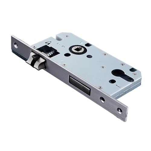 Fallenschloss Edelstahl 72X50 Schloss Hardware Tür Split Körper Holztür Schlosskasten Metall Quadratische Platte von YKMYXZ