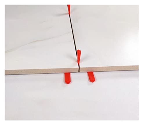 Fliesenausgleich, 100 Stück Nivellierkeile, Fliesenabstandshalter for die Installation von Boden- und Wandfliesen – perfekt for Heimwerker den professionellen Einsatz Fliesenausgleich, 100 Stück Nivellierkeile, Fliesenabstandshalter for die Installation von Boden- und Wandfliesen – perfekt for Heimwerker den professionellen Einsatz von YKMYXZ