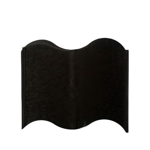 Gartenumrandung Ideen for Gartenzäune, 20 Stück Gartenzaun aus Kunststoff, Landschaftseinfassung, Grenze Hof, Rasen, Weg, Zaun, abnehmbar(Black) von YKMYXZ