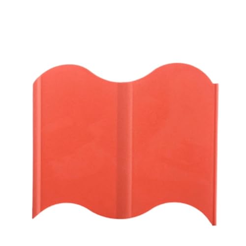 Gartenumrandung Ideen for Gartenzäune, 20 Stück Gartenzaun aus Kunststoff, Landschaftseinfassung, Grenze Hof, Rasen, Weg, Zaun, abnehmbar(Orange) von YKMYXZ