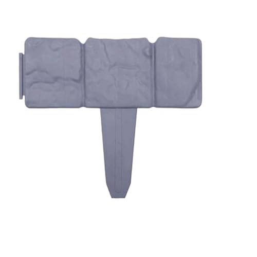 Gartenumrandung Ideen for Gartenzäune, 5/10 Stück Kunststoff-Hausgarten-Randkanten, Kunststoffzaun, Rasen(10pcs) von YKMYXZ