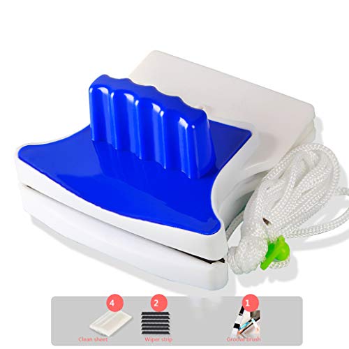 Glasreiniger, Der magnetische Fensterreiniger Doppelseitiger Glasreiniger for einfach verglaste Fenster Passend for 3-6 mm Fensterdicke von YKMYXZ