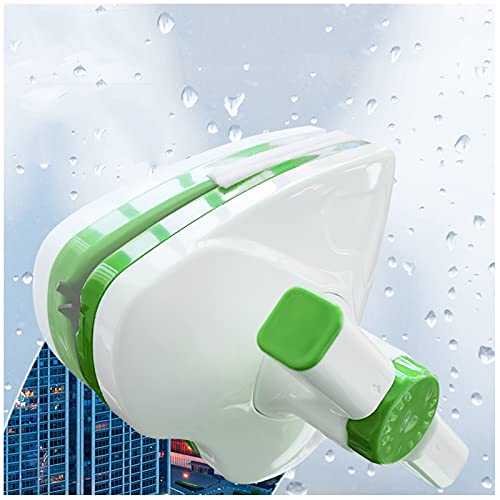 Glasreiniger, Magnetischer doppelseitiger Glasreiniger, Fensterreinigungsbürste, Fensterreiniger, Waschbürstenausrüstung, Glaswischer-Reinigungswerkzeug(Green,5~25mm) von YKMYXZ