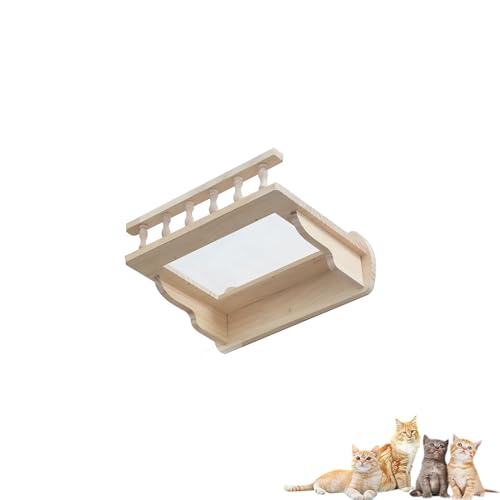 Katzenklettergerüst, Katzenstange, Katzenvilla, Raumkapsel, Sprungplattform, Glasplankenstraße, DIY-Kombination(S7) von YKMYXZ