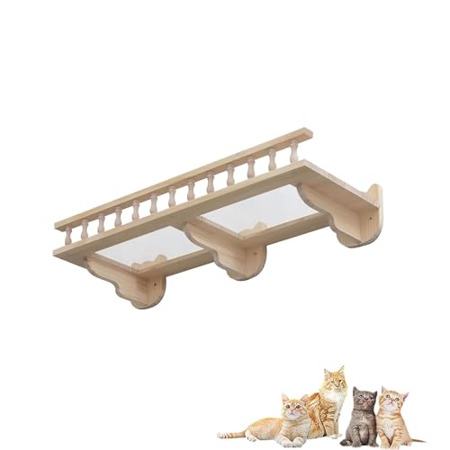 Katzenklettergerüst, Katzenstange, Katzenvilla, Raumkapsel, Sprungplattform, Glasplankenstraße, DIY-Kombination(S8) von YKMYXZ