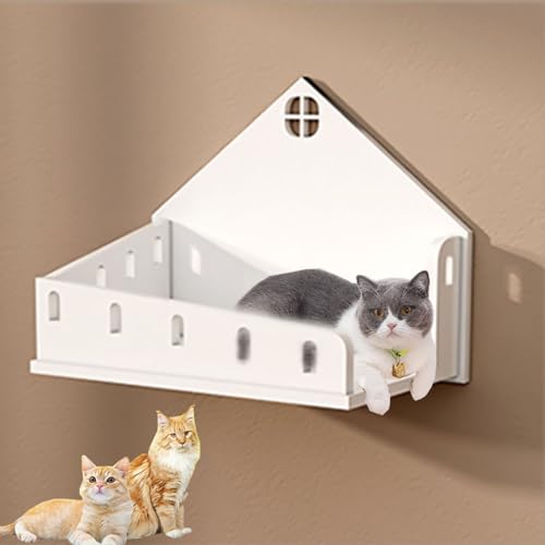 Katzenklettergerüst, Modernes Katzenwandmöbel-Set, Katzenkletterwand-Spielplatz, Katzenwandstufen-Katzenhaus, Raumkapsel usw.(S4) von YKMYXZ