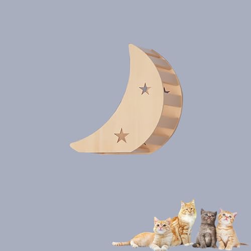 Katzenklettergerüst aus Massivholz, Wandmontierte Katzenwandmöbel, Katzenregal, Verschiedenes Zubehör for Katzenwandelemente(S14) von YKMYXZ