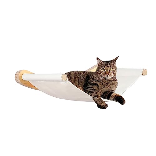 Katzenwandmöbel, Katzenwandregal und Katzenstange DIY Wandmontierte Katzenregale, Wandhängematte, Stufen, Wandtreppe, Wandstange(Style3) von YKMYXZ