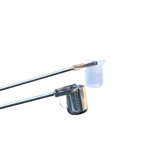 Probenahmestange 1000L Teleskop-Wasserprobenlöffel Edelstahlstange Kunststoffpfanne Pendelbecher Probenehmer Wasserprobenstange(Stainless Steel,1.11m 3m/3.6ft 9.8ft) von YKMYXZ