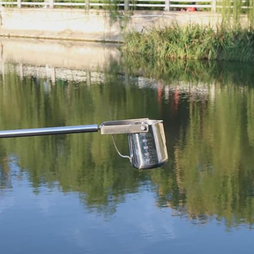 Probenahmestange 304 Edelstahl Pendel Becher Probenehmer Schöpfkelle 500ml/1000ml Wasser Probenahme Pol Stange(500ml,1.11m 3m/3.6ft 9.8ft) von YKMYXZ