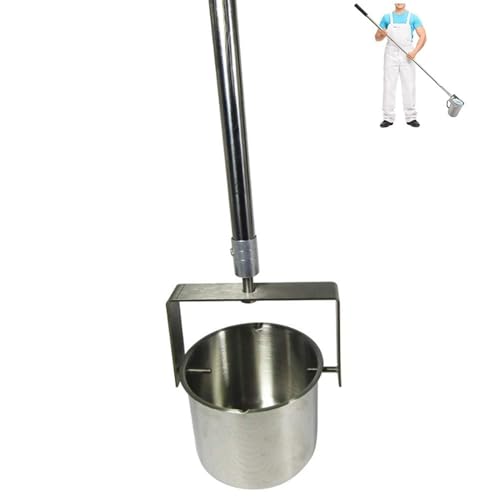 Probenahmestange Teleskop-Wasserprobenehmer, drehbares Wasserprobenahme-Schöpflöffelsystem, zur Umweltüberwachung(500ml,0.86 2m/2.8ft 6.6ft) von YKMYXZ