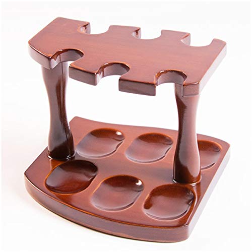 Rauchpfeifenhalter, Tabakpfeifenständer, Halter for die Tischplatte, for 6 Pfeifen – for Büros, Familien, Hotels, A Rauchpfeifenhalter, Tabakpfeifenständer, Halter for die Tischplatte, for 6 Pfeifen – for Büros, Familien, Hotels, A von YKMYXZ