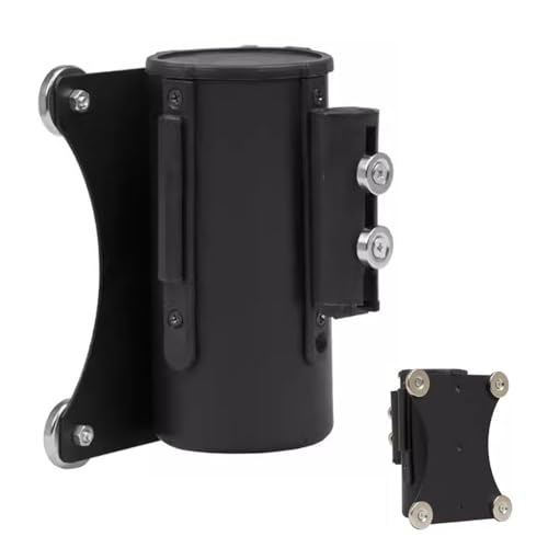 Seilabsperrung, Magnetische Wandhalterung, 2/3/5 m, rot, Blet, Massenkontroll-Wandbarriere for Lebensmittelgeschäft, Restaurant, Stadion, Schule(B,2M/6.5FT) von YKMYXZ