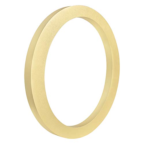 Tornummern, 1 Stück 152 mm schwimmende Hausnummer for den Außenbereich, 15,2 cm, goldenes Metall, Adressschild, Wohnungstürschild Nr. 0–9(0) von YKMYXZ
