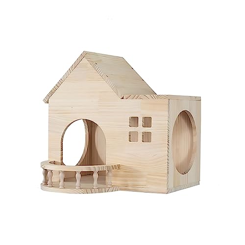 Wandmontierte Katzenkletterregale, DIY Selbstanpassendes Katzennest, Raumkapsel, Sprungplattform, Aussichtsplattform, Katzenmöbel(Balcony Villa cat Nest) von YKMYXZ