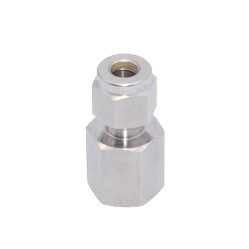YKMYXZ， 1/4 Zoll Rohr X 1/8 Zoll Innengewinde SS316 Rohrverschraubung Ferrulen Innengewinde(FC 0806N) von YKMYXZ