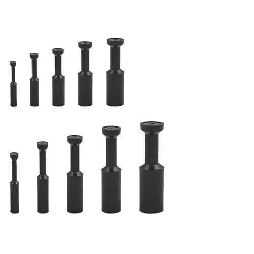 YKMYXZ， 1PC Pneumatische Armaturen Rohr Stecker Air Quick Release Kupplung 4mm 6mm 8mm 10mm 12mm PU PE PV PY HVFF BUC Anschlüsse(Pp Black,4MM) von YKMYXZ