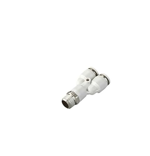 YKMYXZ， 1PC Pneumatische Fitting Rohrverbinder Hochwertige weiße Schlaucharmaturen 1/4 1/2 6mm 8mm BSP-Gewinde Schnellkupplung(4 m5 (4mm m5),PX) von YKMYXZ