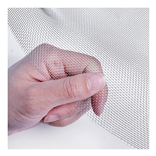 YKMYXZ, 20 Maschen gewebtes Drahtgeflecht aus rostfreiem Stahl, korrosionsbeständig, Nagetier-Insekten-Kontrollnetz for Lüftungsschlitze, Haus, Küche, Garten(1x10m) von YKMYXZ