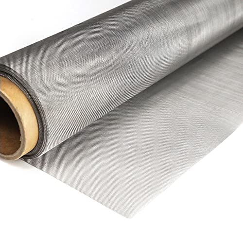 YKMYXZ, 304 Edelstahlgewebe, 80 Mesh, Metallgeweberolle, kleines 0,2 mm Loch, feines Drahtgeflecht, for Heimwerkerarbeiten, Entlüftung, Filtration(1x12m) von YKMYXZ