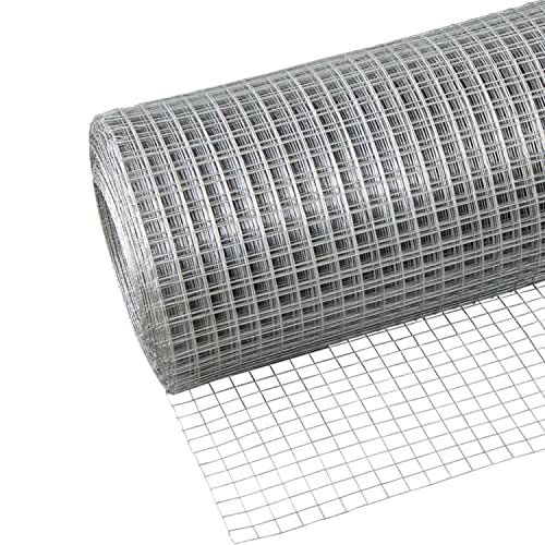 YKMYXZ, 304 Edelstahlgewebe, geschweißter Maschendraht, 12 mm Loch, Viehzaunrolle for Hühner, Kaninchen, Hunde, Gartenzäune(1x9m) von YKMYXZ