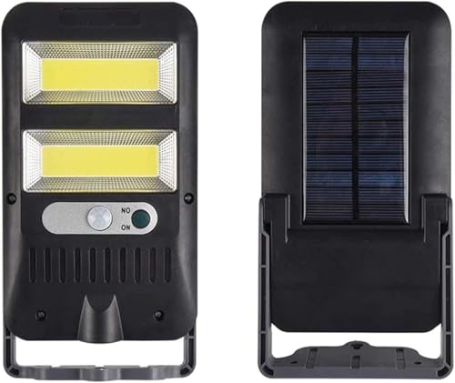 YKMYXZ, 36 COB SMD Solar Flutlicht mit PIR Bewegungssensor Outdoor LED Lampe Wandleuchten Flutlicht Garten Scheinwerfer Straßenlaterne(36cob) von YKMYXZ