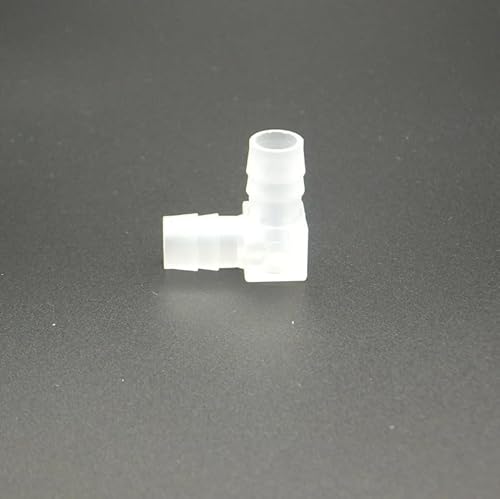 YKMYXZ， 3mm 4mm 6mm 8mm 10mm 12mm 14mm 16mm 18mm 20mm Schlauch Barb Ellenbogen Kunststoff-Anschluss Rohrverschraubung for Aquarium(18mm 1pc) von YKMYXZ