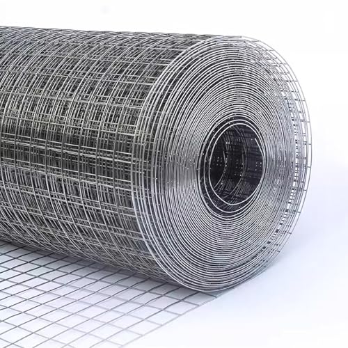 YKMYXZ, Drahtgeflechtrolle 304 Edelstahlgewebe, komplett verschweißt, 2 x 2 Zoll quadratische Öffnungen(1x18m) von YKMYXZ