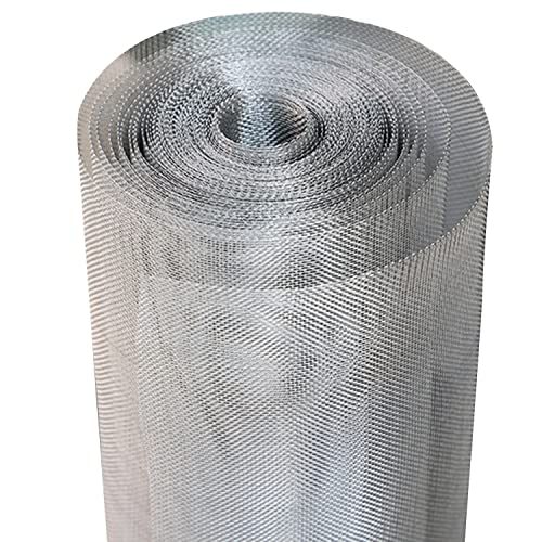 YKMYXZ, Edelstahlgewebedraht 20 Mesh, Insektenschutzgitter aus Metall, Lüftungsgitter aus Metall, korrosionsbeständig, for Zuhause(0.8x12m) von YKMYXZ
