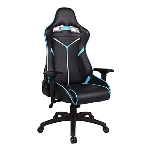 YKMYXZ， Gamichair – Computerstuhl mit hoher Rückenlehne und Kunstlederbezug – Ergonomischer Gamer-Stühle, verstellbare Armlehnen, robuste Metallbasis, Computerstuhl for Gamer und Büroangestellte von YKMYXZ