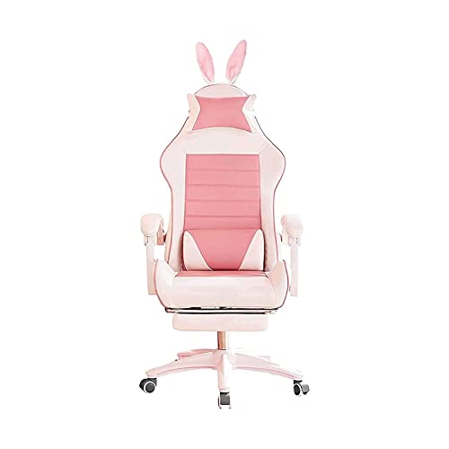YKMYXZ， Gamichair Racidesk Stuhl Ergonomischer Bürostuhl Executive Hohe Rückenlehne Pu-Leder Arbeitsstuhl mit Gepolsterten Armlehnen Fußstütze Rolli-Drehstuhl for Männer Teenager/a(A) von YKMYXZ