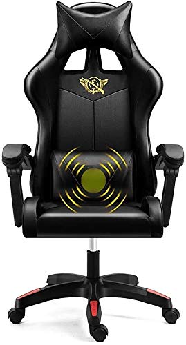 YKMYXZ， Gamiseats, Home Computer Bürostuhl Gamie-Sports Stuhl Ergonomischer Reclinilift Swivel/D/a(Black,A) von YKMYXZ