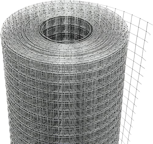 YKMYXZ, Hardware-Tuch 304 Edelstahl 40 x 40 mm quadratische Öffnungen Hühnerdrahtnetz Geflügelgehege Gartenzaunrolle Leicht zu schneiden(1x8m) von YKMYXZ