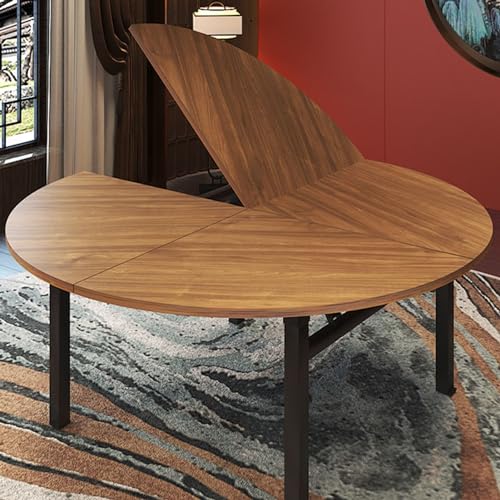 YKMYXZ, Hölzerne Esstischplatte ohne Beine, kommerzielle Restaurant-Bankett-Rundtische 1,8 cm dick(Walnut Wood,150 cm (59 inch)) von YKMYXZ