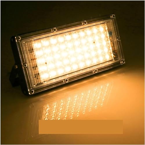 YKMYXZ, LED-Flutlicht for den Außenbereich, Flutlicht, Strahler, LED-Straßenlaterne, Projektor for den Außenbereich, IP65 for Garten, Hinterhof, Garage, Türen(Flood Light X 1_WARM 100W) von YKMYXZ