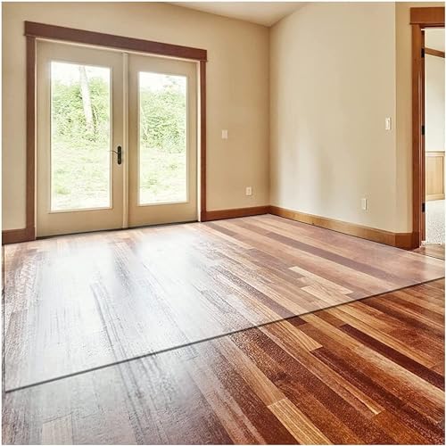 YKMYXZ, Runner R1,5 mm transparente PVC-Bodenschutzmatte, for Esszimmer, Wohnzimmer, Home-Office-Schreibtisch, rechteckig(120x250cm(4ftx8ft)) von YKMYXZ