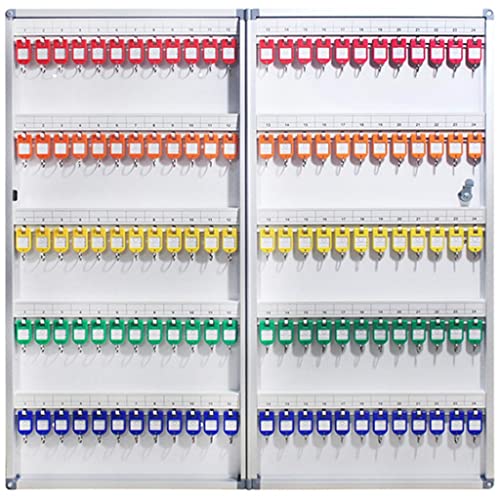 YKMYXZ， Schlüsselkasten-Wandhalterung, 6 Kapazitätsoptionen, Schlüsselschrank, an der Wand montierter Schlüsselkasten aus Aluminiumlegierung for den Heimgebrauch(120 Keys) von YKMYXZ