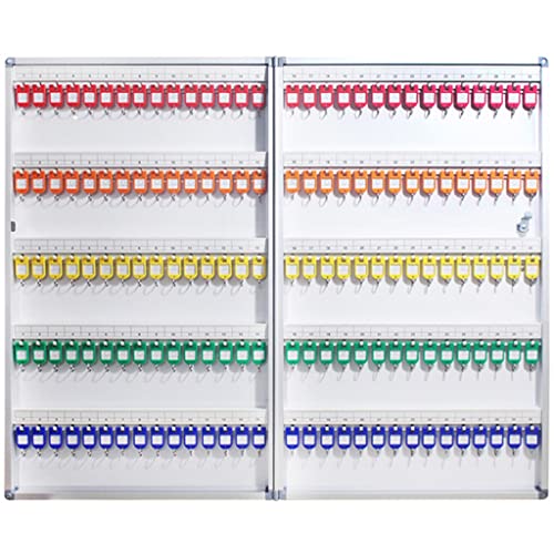 YKMYXZ， Schlüsselkasten-Wandhalterung, 6 Kapazitätsoptionen, Schlüsselschrank, an der Wand montierter Schlüsselkasten aus Aluminiumlegierung for den Heimgebrauch(150 Keys) von YKMYXZ