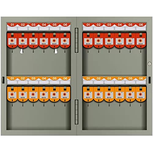 YKMYXZ, Schlüsselkasten for die Wand, optionaler Schlüsselschrank mit 24/32/48/72/96/120 Schlüsseln, Sicherheitsschlüsselkasten aus lackiertem Stahl for den Heimgebrauch mit farbigen Etiketten(24 keys YKMYXZ, Schlüsselkasten for die Wand, optionaler Schlüsselschrank mit 24/32/48/72/96/120 Schlüsseln, Sicherheitsschlüsselkasten aus lackiertem Stahl for den Heimgebrauch mit farbigen Etiketten(24 keys von YKMYXZ