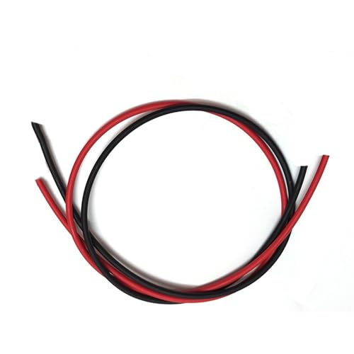 YKMYXZ, Schwarzes und rotes DC-Anschluss-Verlängerungskabel 1,56 mm² 6 mm² 16 AWG 10 AWG Solarstromkabel for Solarpanelsystem(14 Awg 2.5mm Sq,6 meter each) von YKMYXZ