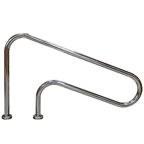 YKMYXZ, Sicherheitsgriffe for Rampengeländer, leicht zu montierende Spa-Handläufe for den Einstieg in eingebaute Pools(1.0mm,49 * 34.5in/125 * 88cm) von YKMYXZ