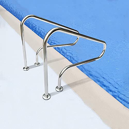 YKMYXZ, Sicherheitshandläufe Rutschfester Inground-Pool-Einstieg Pool-Handlauf Pool-Geländer(2pcs) von YKMYXZ