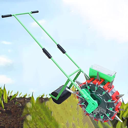 YKMYXZ, Tragbare Hand-Push-Rollensämaschine, Garten-Saatgutspender for die Aussaat verschiedener Samen, Hinterhof-Landwirtschaft(8 Mouths) von YKMYXZ