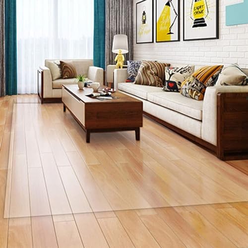 YKMYXZ, Transparente, 1,5 mm Dicke, Familien- und haustierfreundliche transparente Matte(80x350cm(2.6ftx11ft)) von YKMYXZ